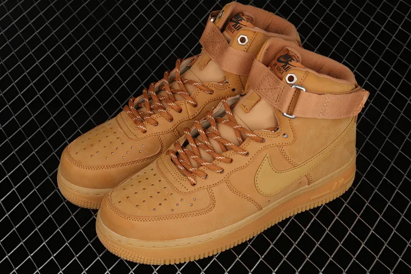 All categories Nk Air Force 1 Air Force series Nk Air Force 1 High J version Nk Air Force 1 High '07 2019 new version of wheat color Air Force One high-top sneakers CJ9178-200